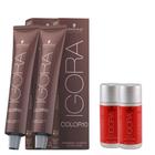 Schwarzkopf Igora Color10 2x 8/00 Louro Claro + 2 Ox. 30v