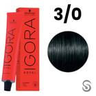 Schwarzkopf Igora Royal Coloração 3/0 Castanho Escuro Natural  60ml