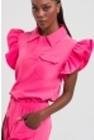 Scrub Feminino Laila - Rosa Chiclete- Dra Cherie