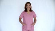 Scrub Feminino Sarja Rosa Antigo