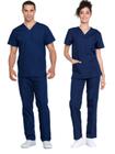 Scrub Privativo Hospeitalar Oxford Uniforme Camisa E Calça Plus Size G1 PH