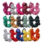 Scrunchies com laço Xuxas de Cetim / Diversas Cores Disponivel