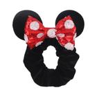 Scrunchies de Veludo com Orelhas de Mickey - Para Meninas e Mulheres