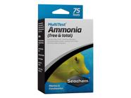 Seachem Multi Test Ammonia Amonia Faz 75 Testes Doce Marinho