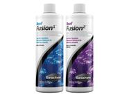 Seachem Reef Kit Fusion 1 500Ml + Reef Fusion 2 500Ml Suplemento Coral Aquario Marinho Crescimento