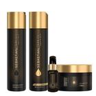 Sebastian Professional Dark Oil Shampoo + Condicionador 250ml + Máscara 150ml + Óleo 30ml