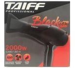 Secador Cabelos Taiff Black Íon 2000W