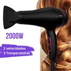 Secador de Cabelo 2000W Função Íon 127V - Iamo