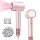 Secador de cabelo AirJetz 110.000 RPM de alta velocidade rosa iônico