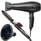 Secador De Cabelo Gama Italy 2100w Ions Ar Quente Frio Profissional Motor Ac Eleganza Difusor De Cachos Modelador Cacheador Frizz