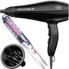 Secador De Cabelo Gama Italy 2100w Ions Profissional Motor Ac Salon Ar Quente Frio Difusor Cachos Modelador Gama Italy Spirale