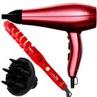 Secador De Cabelo Gama Italy 2200w Profissional Salão Ar Quente e Frio Redy Difusor Modelador Cacheador Lichia