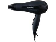 Secador de Cabelo Mondial Power Shine Black - SC-13 Preto Turmalina 2000W 2 Velocidades