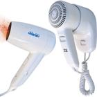 Secador De Cabelo Parede Turbo C/ Suporte 1500w Antifurto Hotel Motel Academia Spa Casa