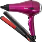 Secador De Cabelo Philco Shine 2000w Profissional Salão Motor Ac Tourmaline Ions Ar Quente e Frio Chapinha Prancha Fama Cerâmica Ions Pro 210c Úmido