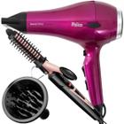 Secador De Cabelo Philco Shine 2000w Profissional Salão Motor Ac Tourmaline Ions Difusor Cachos Modelador Cacheador Frizz