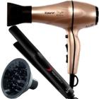 Secador De Cabelo Taiff Ion Profissional Ar Quente Frio 2000w Difusor Cachos Prancha De Cabelo Gama Italy Ion Plus Ceramica 410ºf Profissional