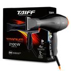 Secador de Cabelo Taiff Titanium 2100W Preto e Laranja