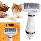 Secador de Pelo para Pets - Multifuncional 2 em 1 com Escova e Pente