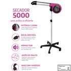 Secador Kyklon 5000 Pink Banho e Tosa, 4 Temperaturas - 110V