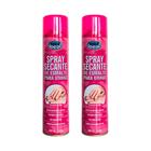 Secante de Esmaltes Spray Ideal 400ml - Kit C/ 2un