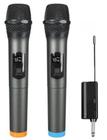Seja o Centro das Atenções: Kit com 2 Microfones Sem Fio Smart de Sinal Forte Newion Nmi-01!
