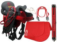 Sela Australiana Bordada De Cabeça 16 polegadas Adulto + Manta , Peitoral e Acessorios Oferta