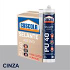 Selante Adesivo Vedação Extra Forte Pu40 Multiuso 380g Kit 6 - Cinza