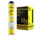 Selante de poliuretano STANLEY Pro Gap Filler 700 ml, pacote com 12