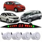 Sensor De Estacionamento Ré Visor Slim Honda Fit Todos