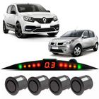 Sensor De Estacionamento Ré Visor Slim Renault Sandero Todos