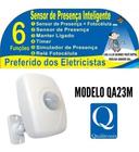 Sensor De Presença Multifuncional Fotocélula Qa23m 6 Funções Inteligente