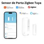 Sensor Inteligente Porta e Janela Zigbee Compativel Com Assistente Virtual