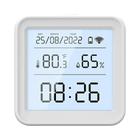 Sensor WiFi Inteligente de Temperatura e Umidade - Higrômetro com Termômetro e Backlight - Compatível com Alexa e Google Assistant