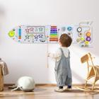 Sensory Wall Activity Board Spacocld Rocket para crianças de 1 a 3 anos