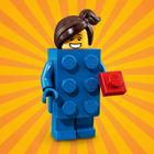 Série 18 LEGO Minifigura de Festa - Traje de Tijolo para Menina (71021)