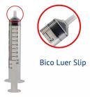 Seringa 10mL Luer Slip Sem Agulha CX c/ 100un. Descarpack