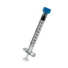 Seringa 1ml cristal policarbonato residuo zero 1,0ml sr 20un