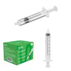 Seringa 3ML Bico Liso S/Agulha Multilaser C/100 -HC446
