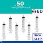 Seringa 5ml Sem Agulha SLIP BD 50 unidades