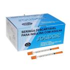 Seringa de 1ml com agulha 8x0,30mm (30g) Solidor - Com 100 Unidades