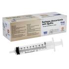 Seringa Descartável Estéril 10 ml Bico Luer Slip - 100 Unidades