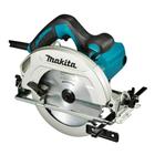 Serra Circular 185mm 1600W 5500 RPM Madeira Ajuste Angulo com Disco e Guia HS7010 220V Makita