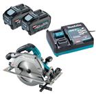 Serra Circular 235mm 40V XGT HS010GZ 2x 5.0Ah Makita 220v