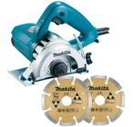 Serra Mármore 4.3/8" 1300W 4100NH3ZX2 + 2 Discos - Makita