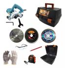 Serra Marmore Makita 1450w 5 Pol 4100nh2z C/ Maleta Mega Kit