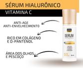 Sérum Acido Hialurônico, Vitamina C E D-pantanol - Anti Age