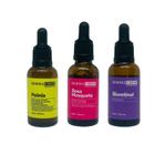 Sérum Dermachem Kit com 1 Sérum Peônia, 1 Sérum Rosa Mosqueta, 1 Sérum Bioretinol