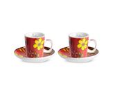 Set 2 xic espresso c/pires porc bellamore 100 ml