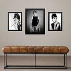 Set 3 Quadros Audrey Bonequinha De Luxo